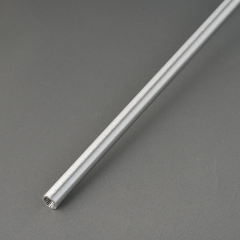 900mm Long x 13mm Diam Black Anodised Rod with M10x1 Internal Thread
