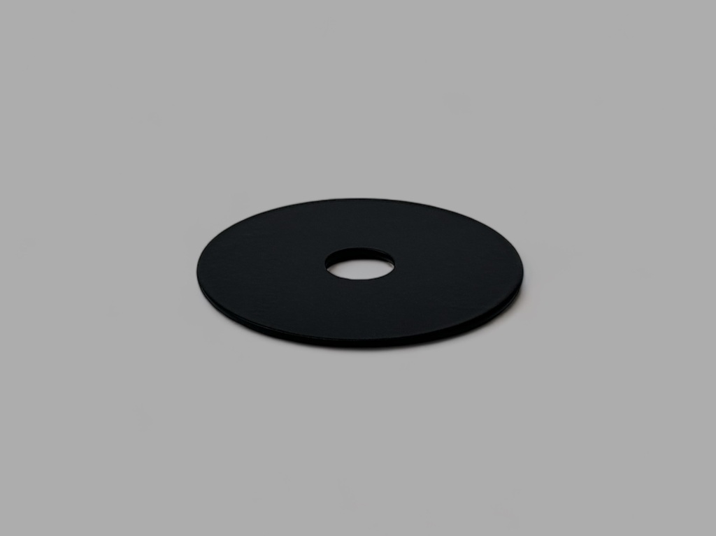 Rakumba Seamless Canopy Rod Plate - Black