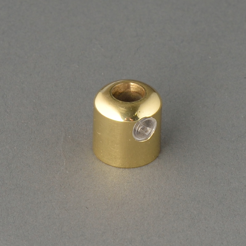 MACHINED CORD GRIP - POLISHED BRASS