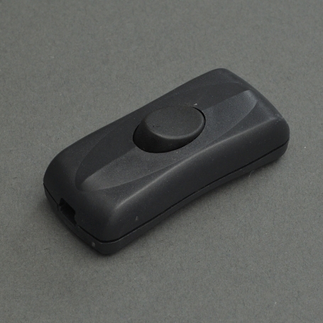Double Pole Inline Switch for Flat 2-Core Flex - BLACK