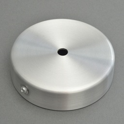 [WE-M-330-100] BRUSHED ALUM CANOPY 100MM DIAM